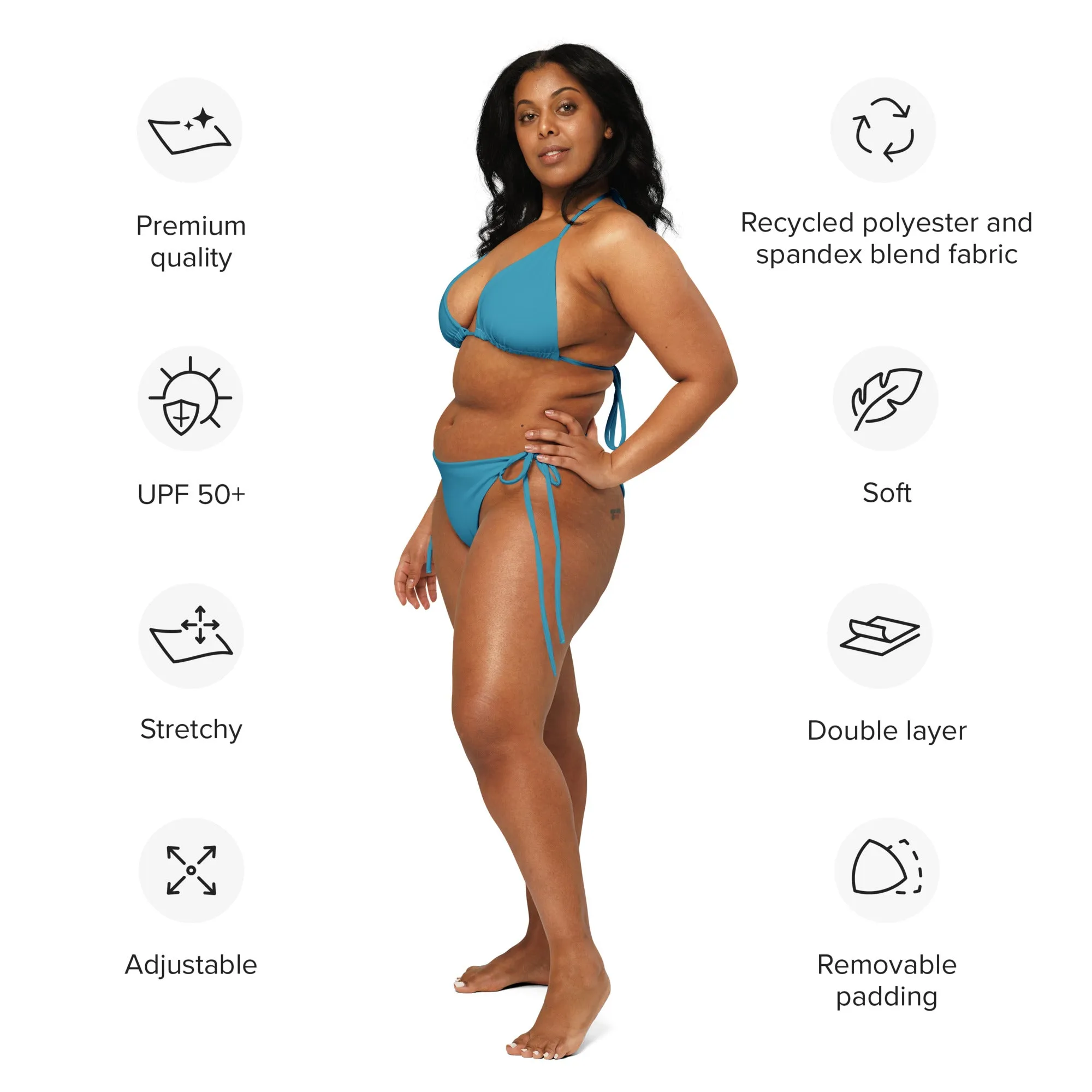 String Bikini (Glamourange Women Swimwear By Colours - 008 Model)