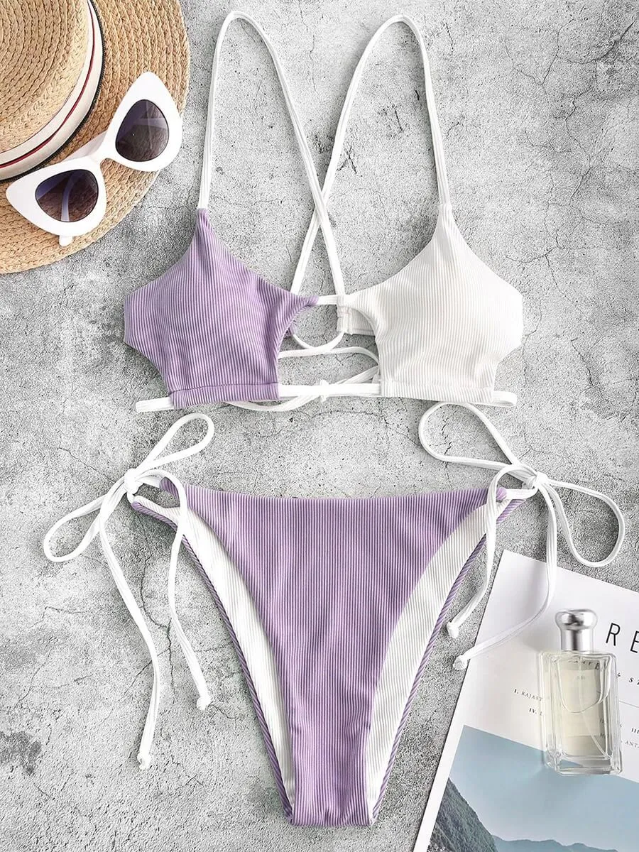 String Bikinis for Women / Sexy Female Push-Up Swimwear - SF1020
