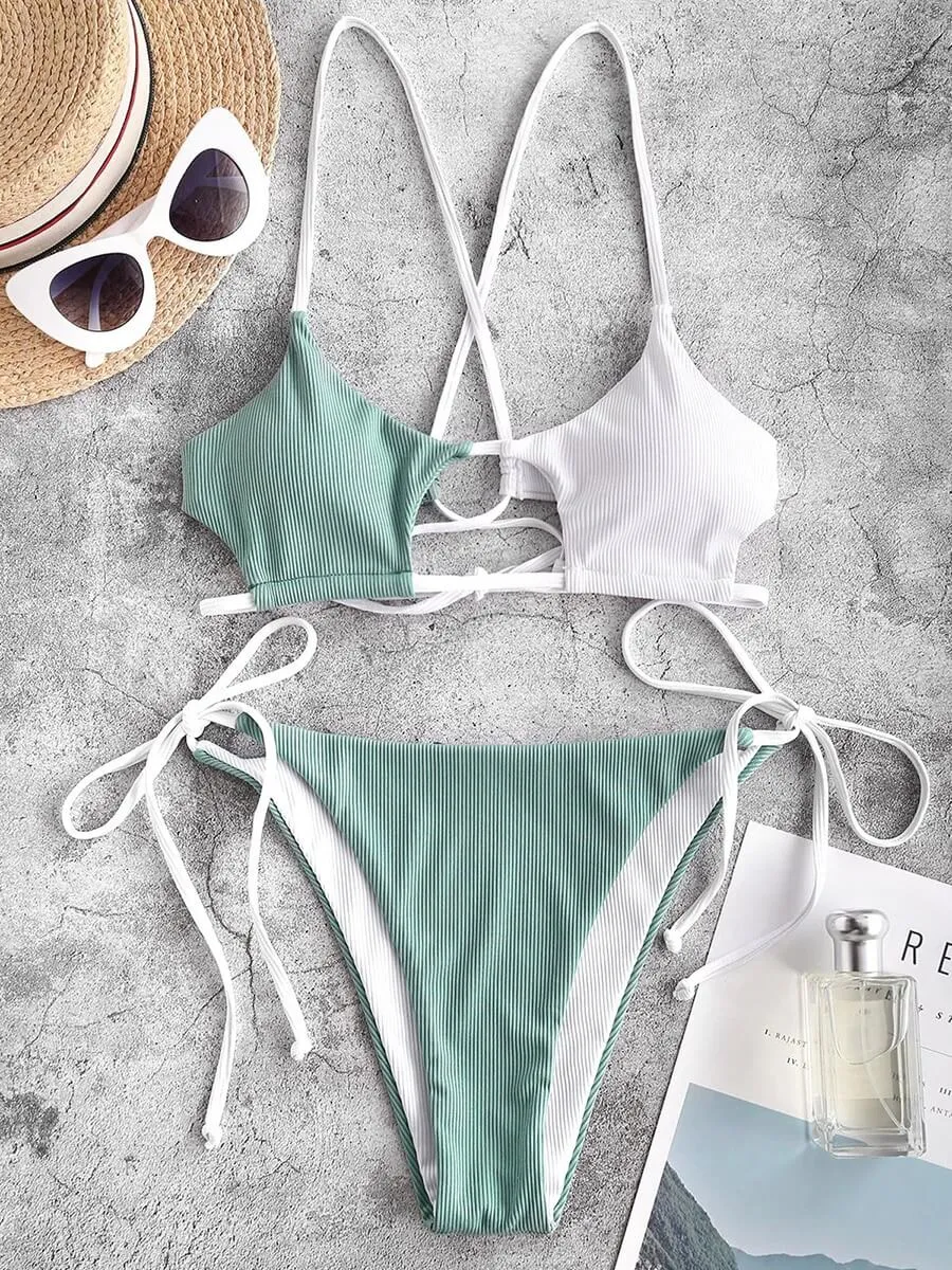 String Bikinis for Women / Sexy Female Push-Up Swimwear - SF1020
