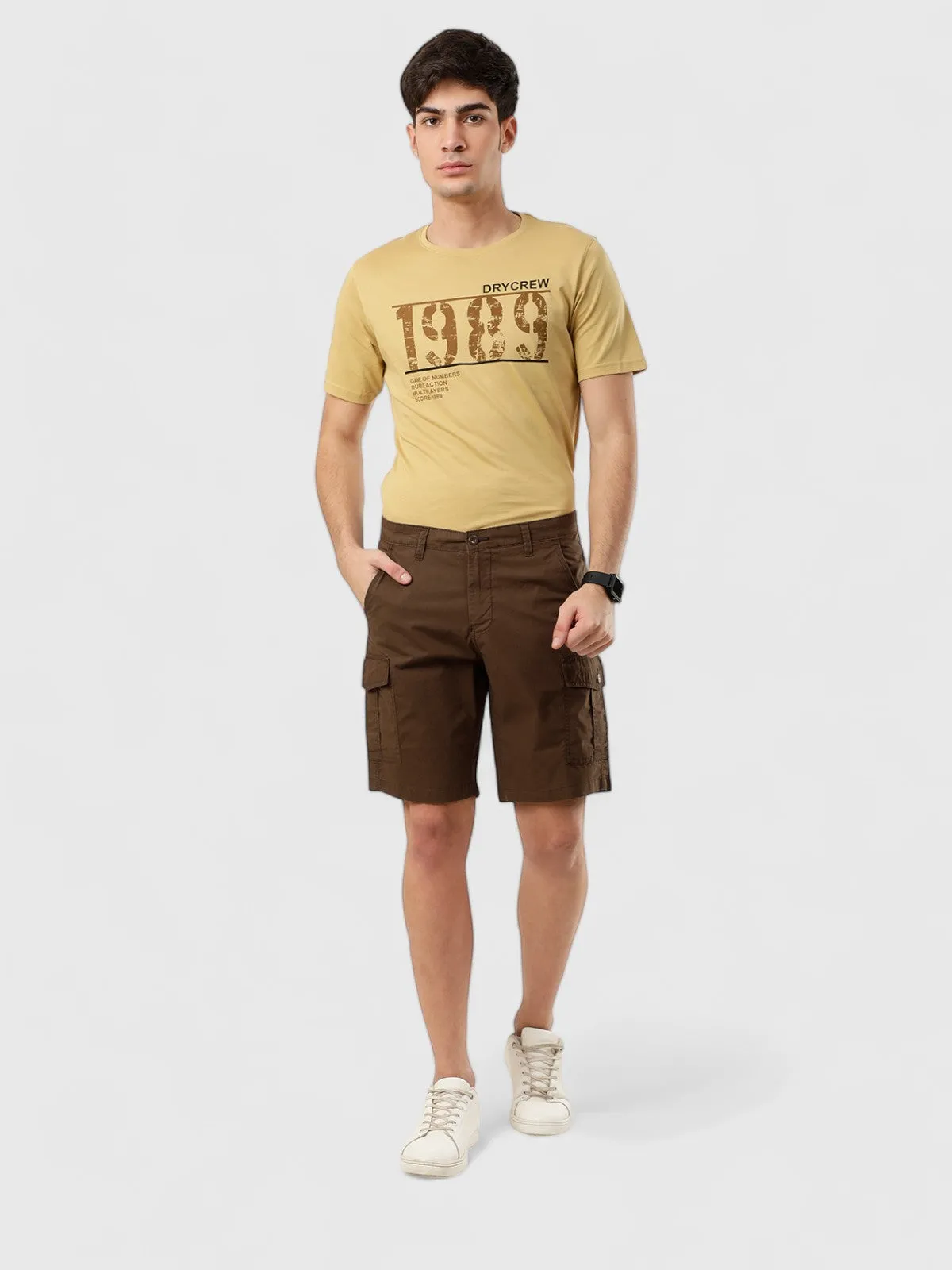 Super Comfortable 6 Pocket Lycra Cargo Shorts