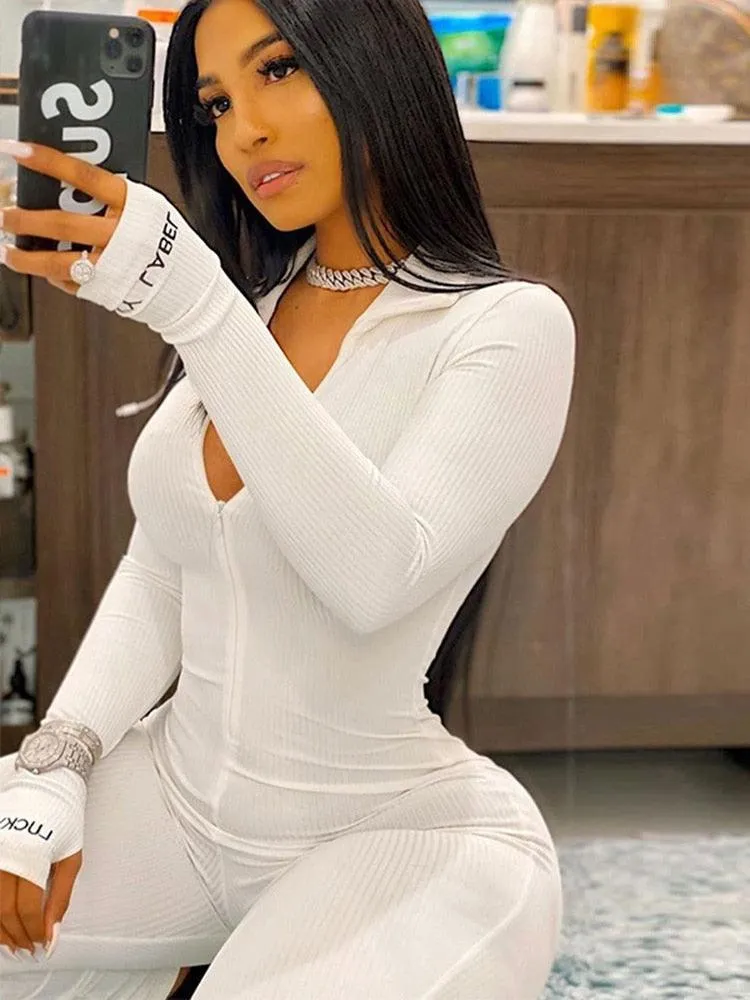 T-BOO Black Long Sleeve Short Jumpsuit, Midnight Affairs