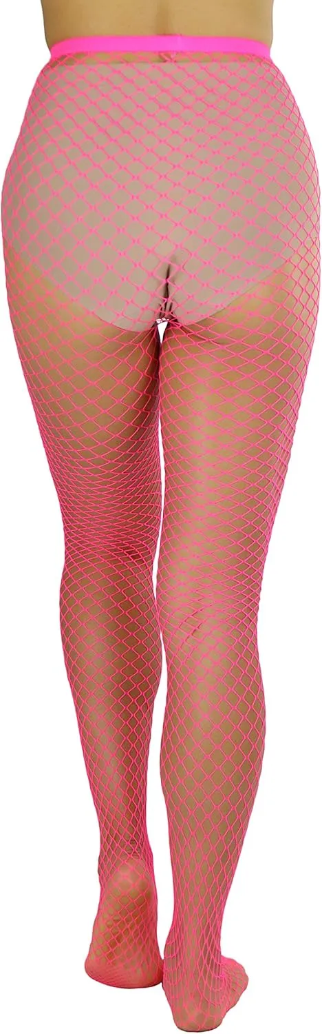 ToBeInStyle Women's Mini Diamond Net Novelty Pantyhose Fishnet Durable Tights - Regular & Plus