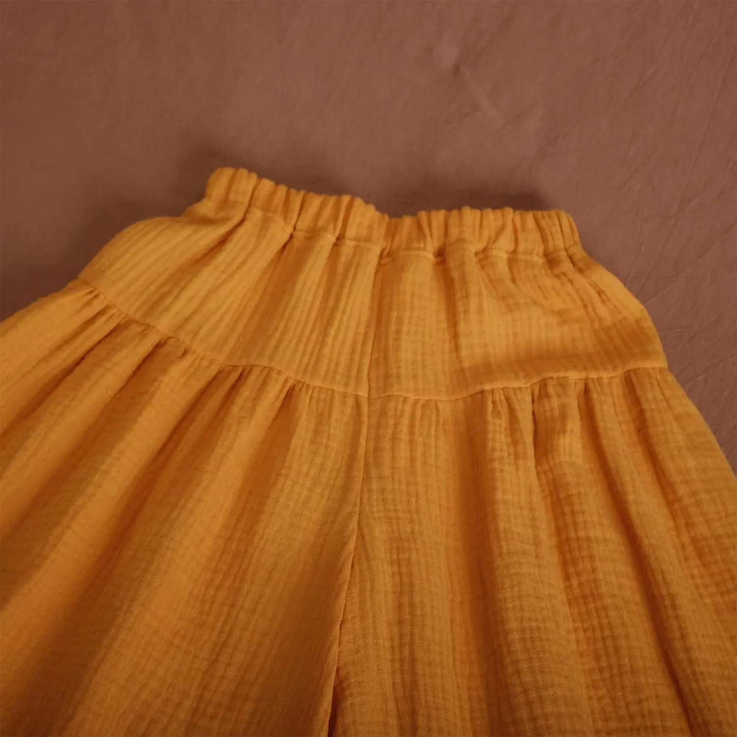 Toddler Cotton Wide Leg High-Waist Casual Palazzo Summer Pants Baby Long Soft Cotton Harem Pants
