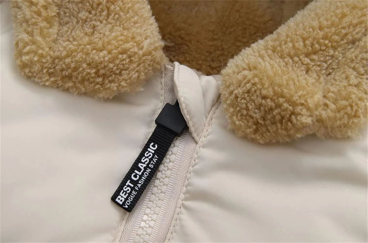Toddler Kids Baby Boys Girls Winter Warm Solid Coats Bear Ears Fleece Hooded Padded Jacket Boys Cotton Hooded Winter