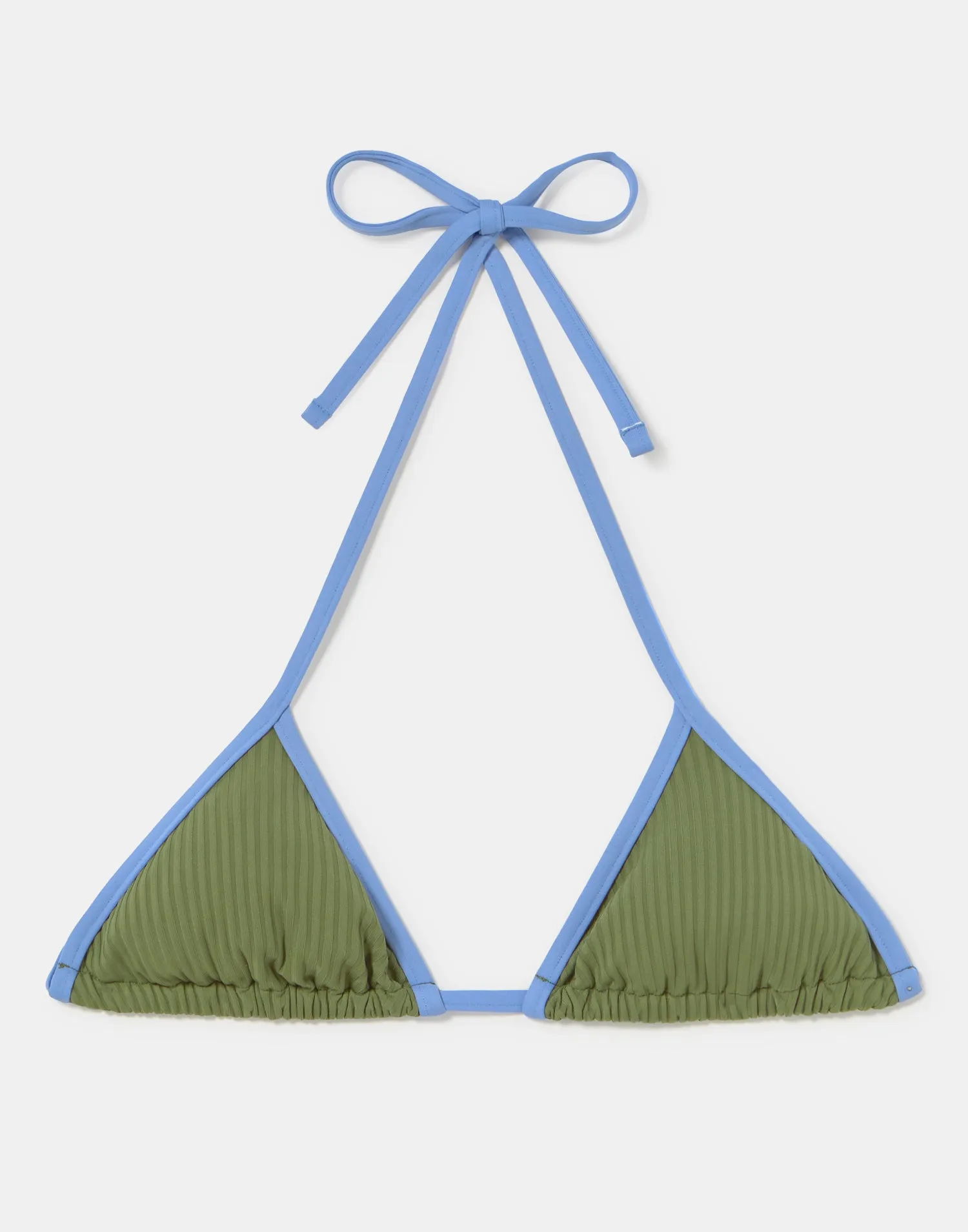 Top de bikini bicolor