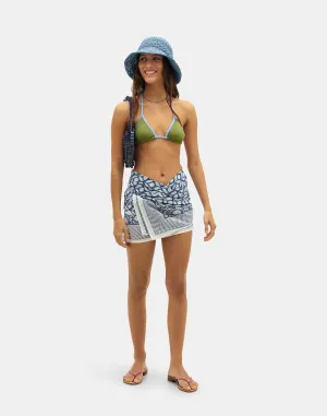 Top de bikini bicolor