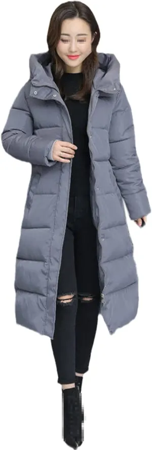 Trendy Coat Women Winter Jacket Cotton Padded Warm Puffer Coat Lady Long Coats Parka Femme Jacket