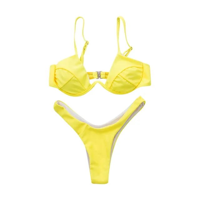 Trendy Sexy Push Up Bikini Swimsuit Set