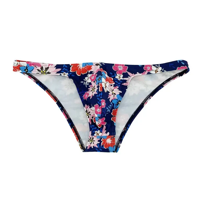Tropical Monstera Low Cut Swim Brief