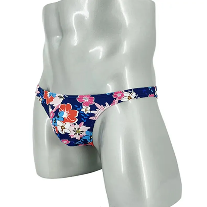 Tropical Monstera Low Cut Swim Brief