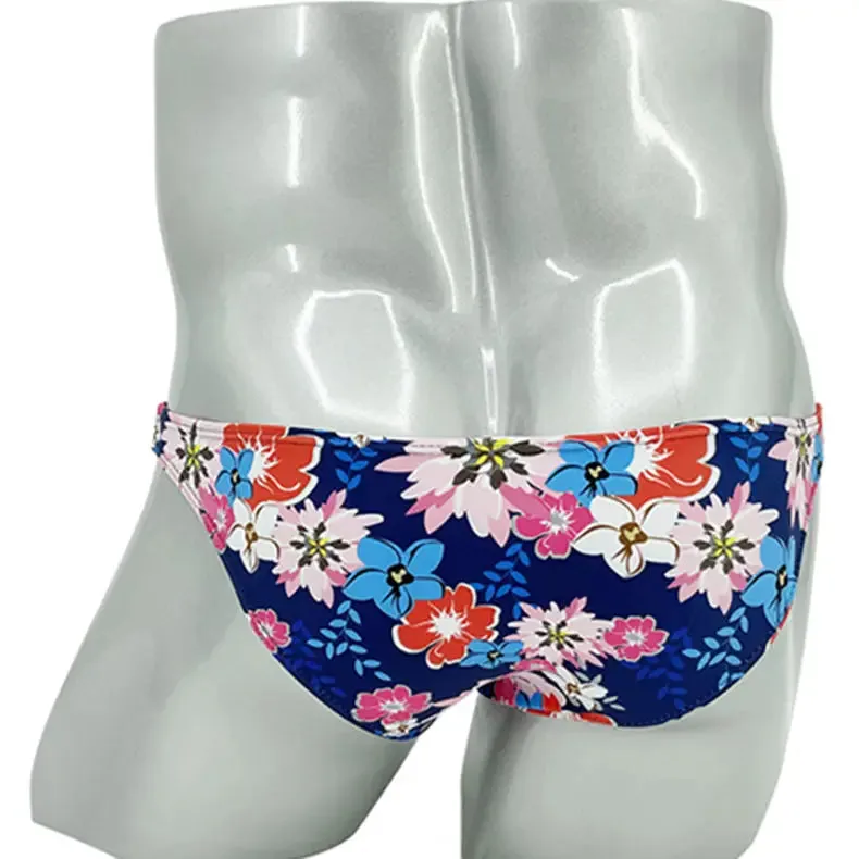 Tropical Monstera Low Cut Swim Brief
