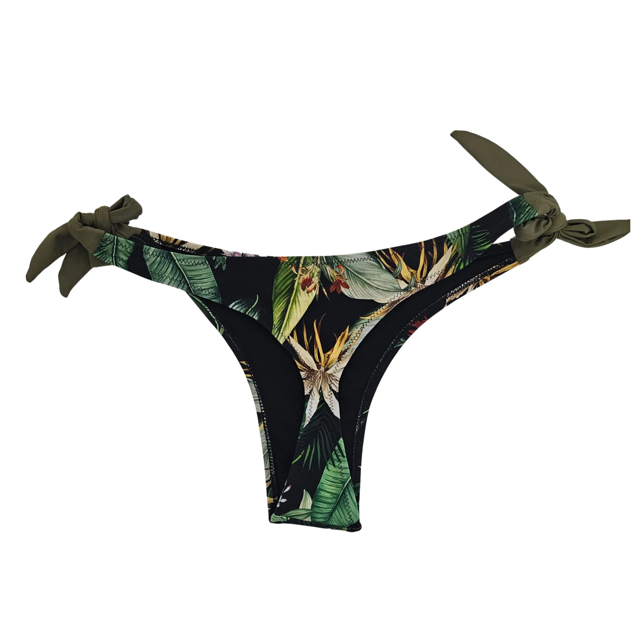 Underwire Triangular Thong Bikini Set