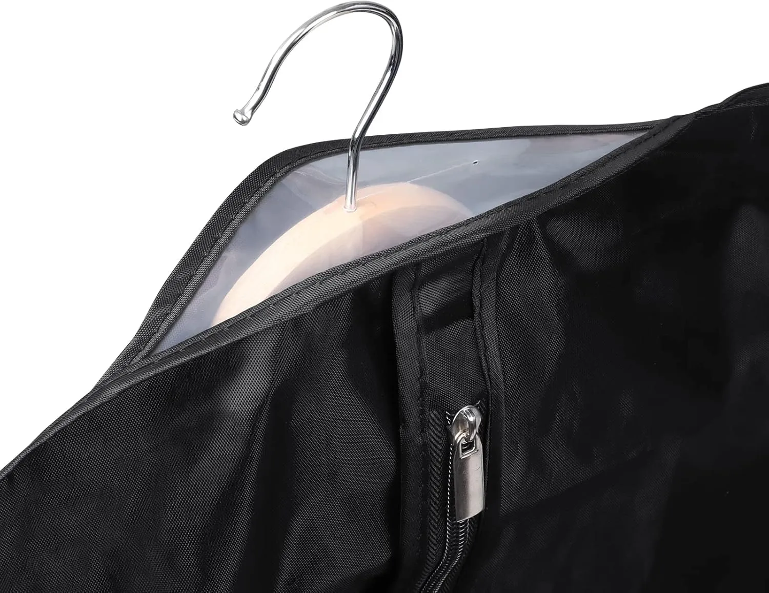 Univivi Garment Bag Suit Bag for Storage and Travel 43 inches, Lightweight Study Full Zipper Washable Suit Cover for Dresses, Suits, Coats, Set of 3