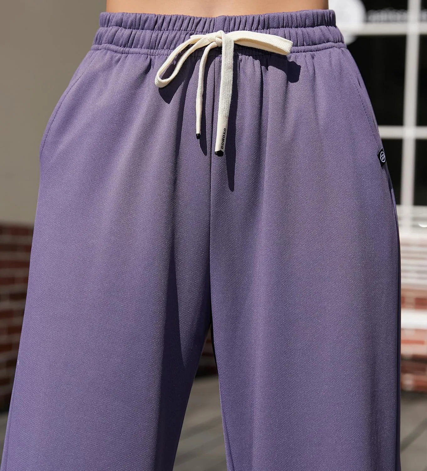 V.A.TOR 189 UNCO&BOROR Women's High Waisted Wide Leg Sweatpants Loose Fit Lounge Pants Elastic Waist Jogger