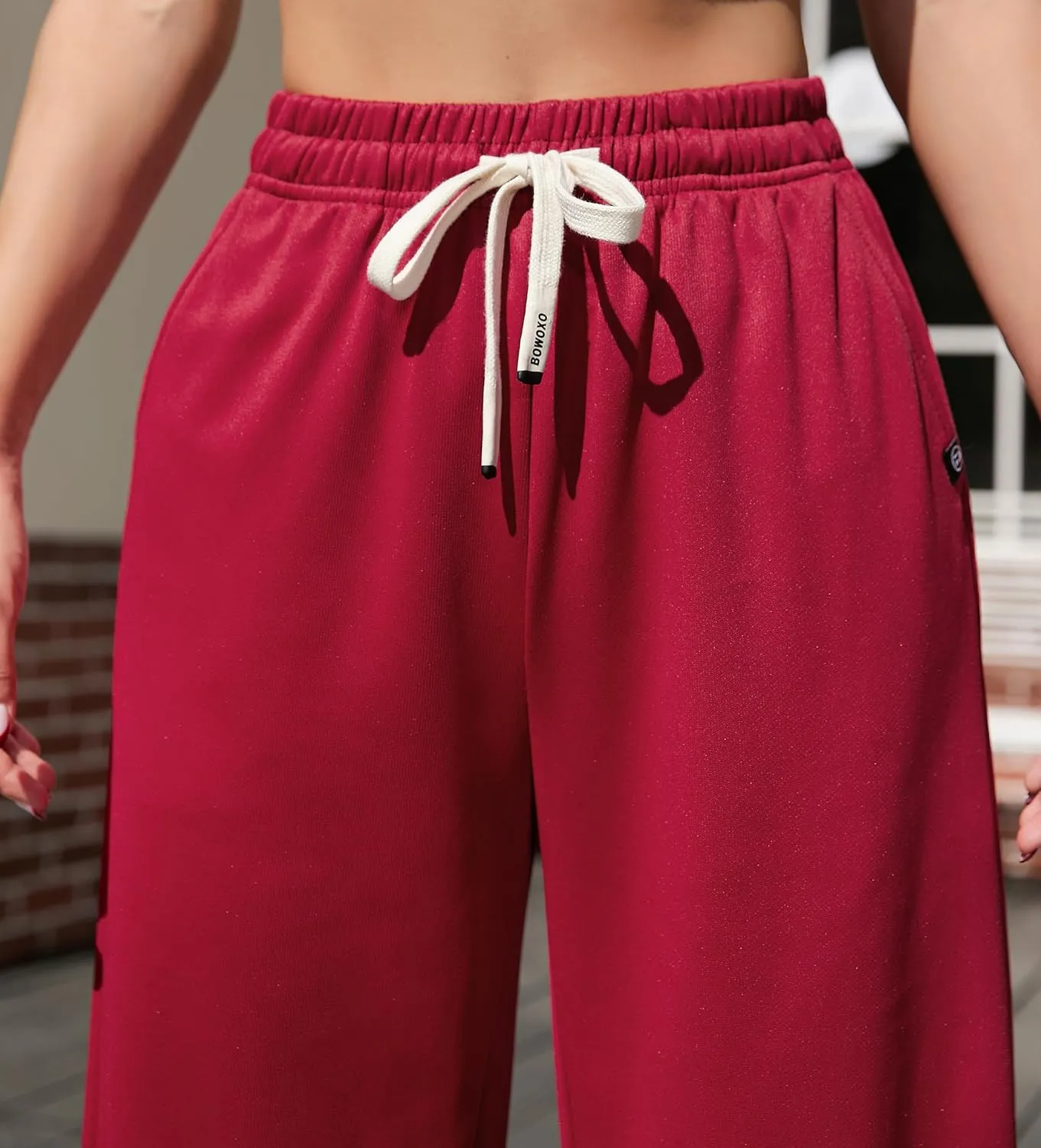 V.A.TOR 189 UNCO&BOROR Women's High Waisted Wide Leg Sweatpants Loose Fit Lounge Pants Elastic Waist Jogger