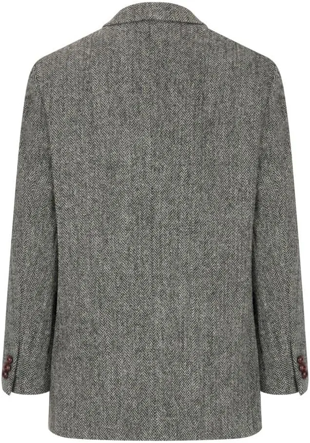 Walker and Hawkes Harris Tweed Blakemore Blazer for Men - Hand-Woven Wool Tweed Jacket with Polyester Lining, Regular Fit