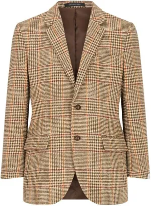 Walker and Hawkes Harris Tweed Blakemore Blazer for Men - Hand-Woven Wool Tweed Jacket with Polyester Lining, Regular Fit