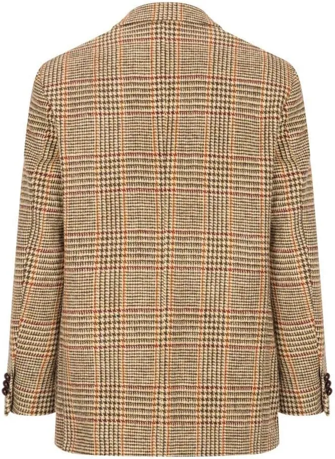 Walker and Hawkes Harris Tweed Blakemore Blazer for Men - Hand-Woven Wool Tweed Jacket with Polyester Lining, Regular Fit