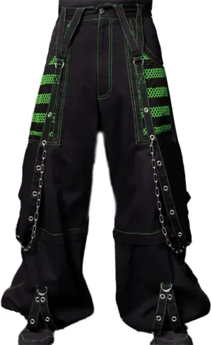 Women Cargo Pants Gothic Striped Low Waist Wide Leg Baggy Jeans Y2k Hip Hop Denim Pants Emo Grunge Streetwear Jeans