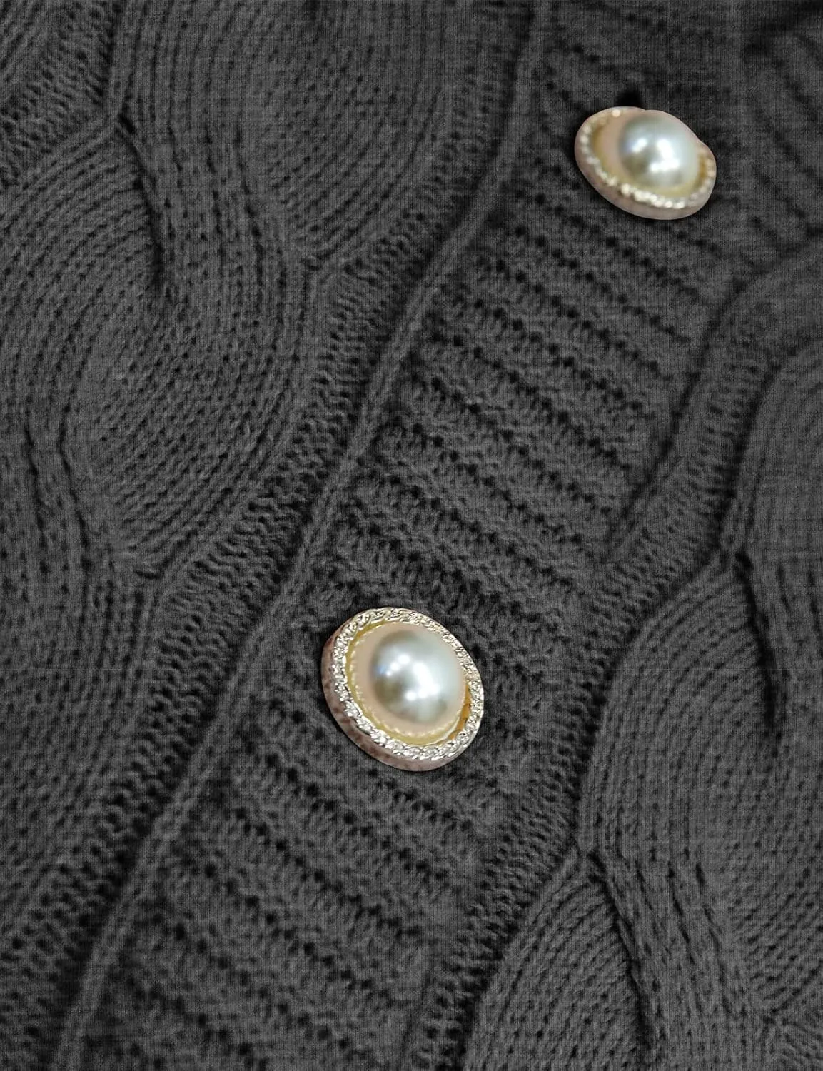 Women's Casual Slim Fit Cardigan Sweaters Long Sleeve Button Down Lightweight Waist Length