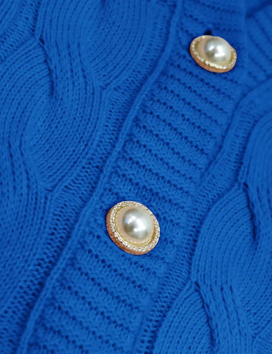 Women's Casual Slim Fit Cardigan Sweaters Long Sleeve Button Down Lightweight Waist Length