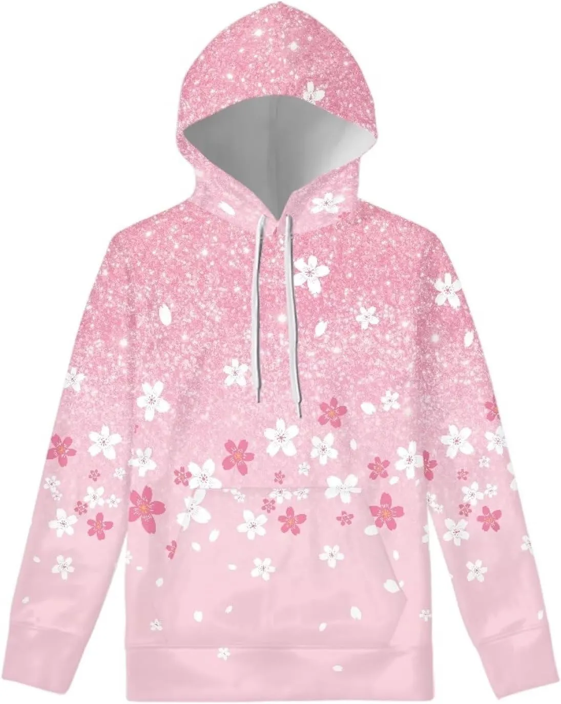 Womens Oversized Hoodie Graphic Sweatshirt with Pockets Lightweight Sweaters for Women 2024 Fall Winter Size XS-6XL
