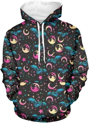 Womens Oversized Hoodie Graphic Sweatshirt with Pockets Lightweight Sweaters for Women 2024 Fall Winter Size XS-6XL