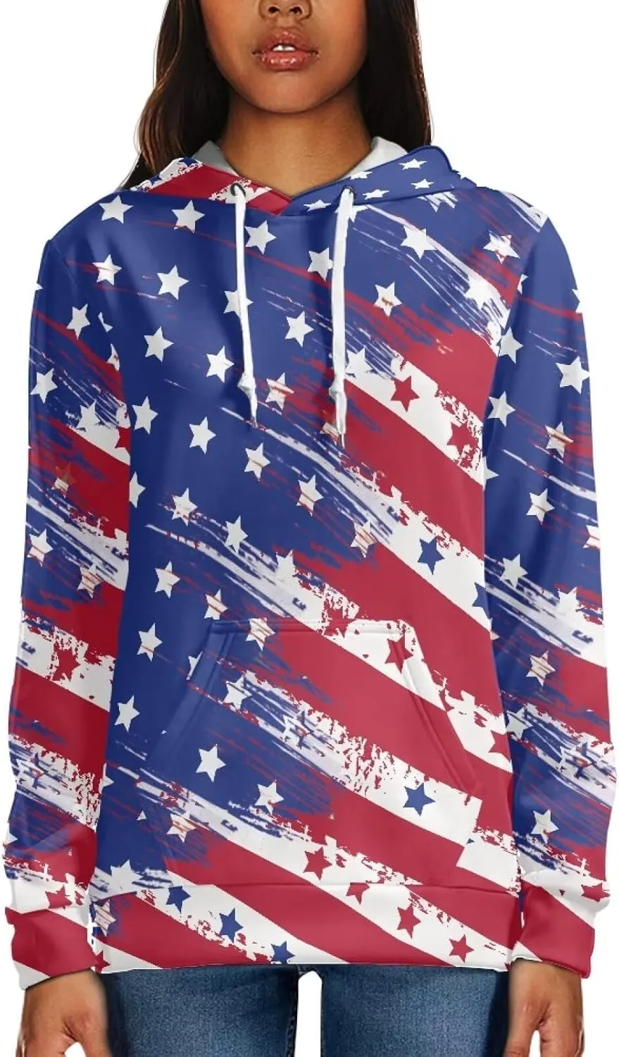 Womens Oversized Hoodie Graphic Sweatshirt with Pockets Lightweight Sweaters for Women 2024 Fall Winter Size XS-6XL