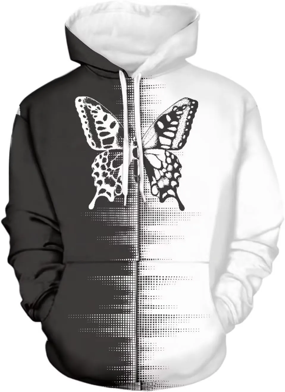 Womens Oversized Hoodie Graphic Sweatshirt with Pockets Lightweight Sweaters for Women 2024 Fall Winter Size XS-6XL