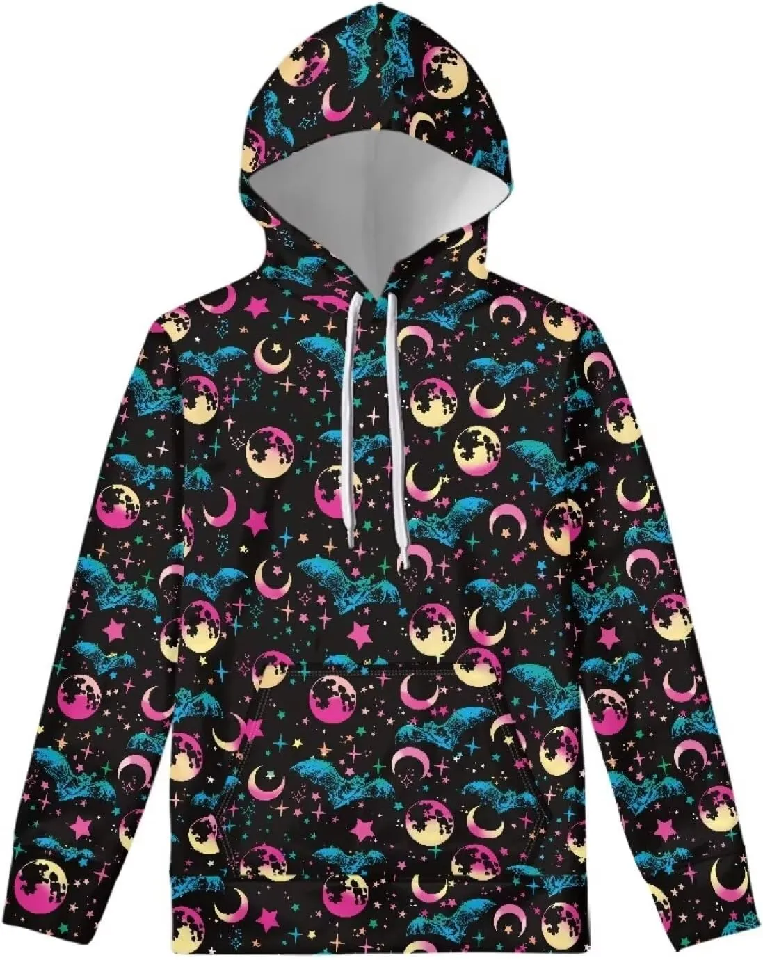 Womens Oversized Hoodie Graphic Sweatshirt with Pockets Lightweight Sweaters for Women 2024 Fall Winter Size XS-6XL