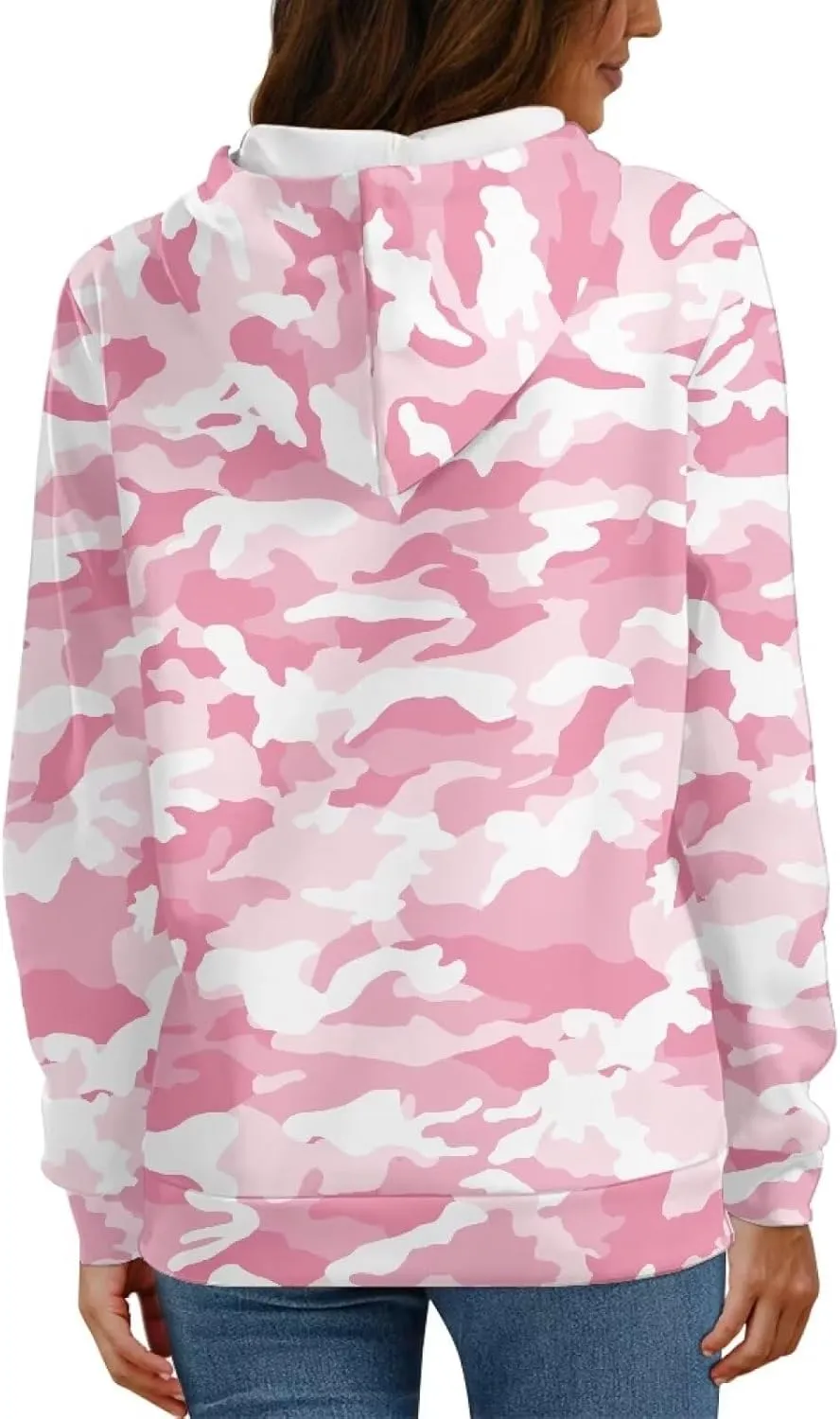 Womens Oversized Hoodie Graphic Sweatshirt with Pockets Lightweight Sweaters for Women 2024 Fall Winter Size XS-6XL