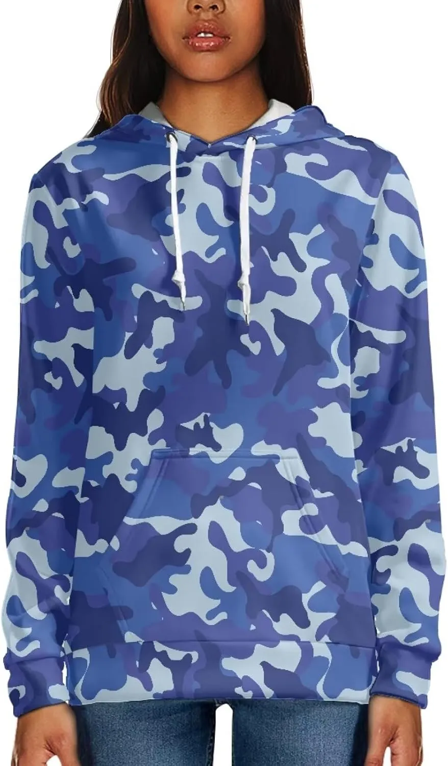 Womens Oversized Hoodie Graphic Sweatshirt with Pockets Lightweight Sweaters for Women 2024 Fall Winter Size XS-6XL