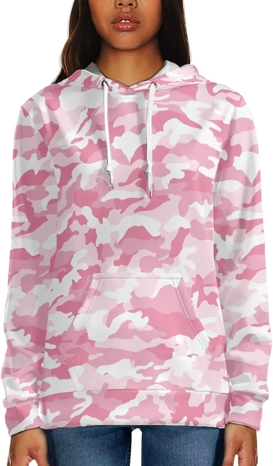 Womens Oversized Hoodie Graphic Sweatshirt with Pockets Lightweight Sweaters for Women 2024 Fall Winter Size XS-6XL