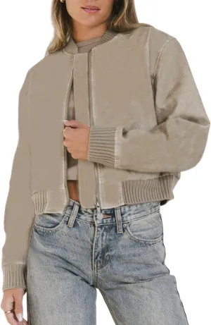 Womens Oversized Leather Jackets Faux Fall Outfits Fashion Clothes Motorcycle Coats Bomber Jacket