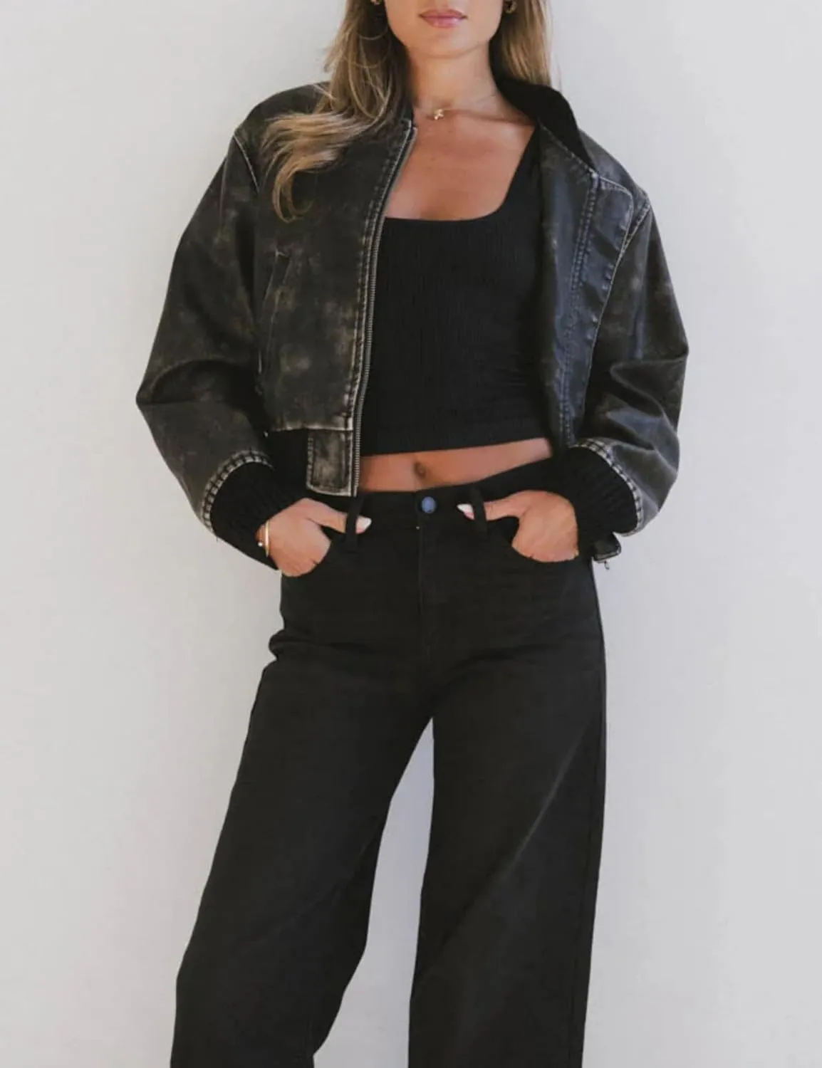 Womens Oversized Leather Jackets Faux Fall Outfits Fashion Clothes Motorcycle Coats Bomber Jacket