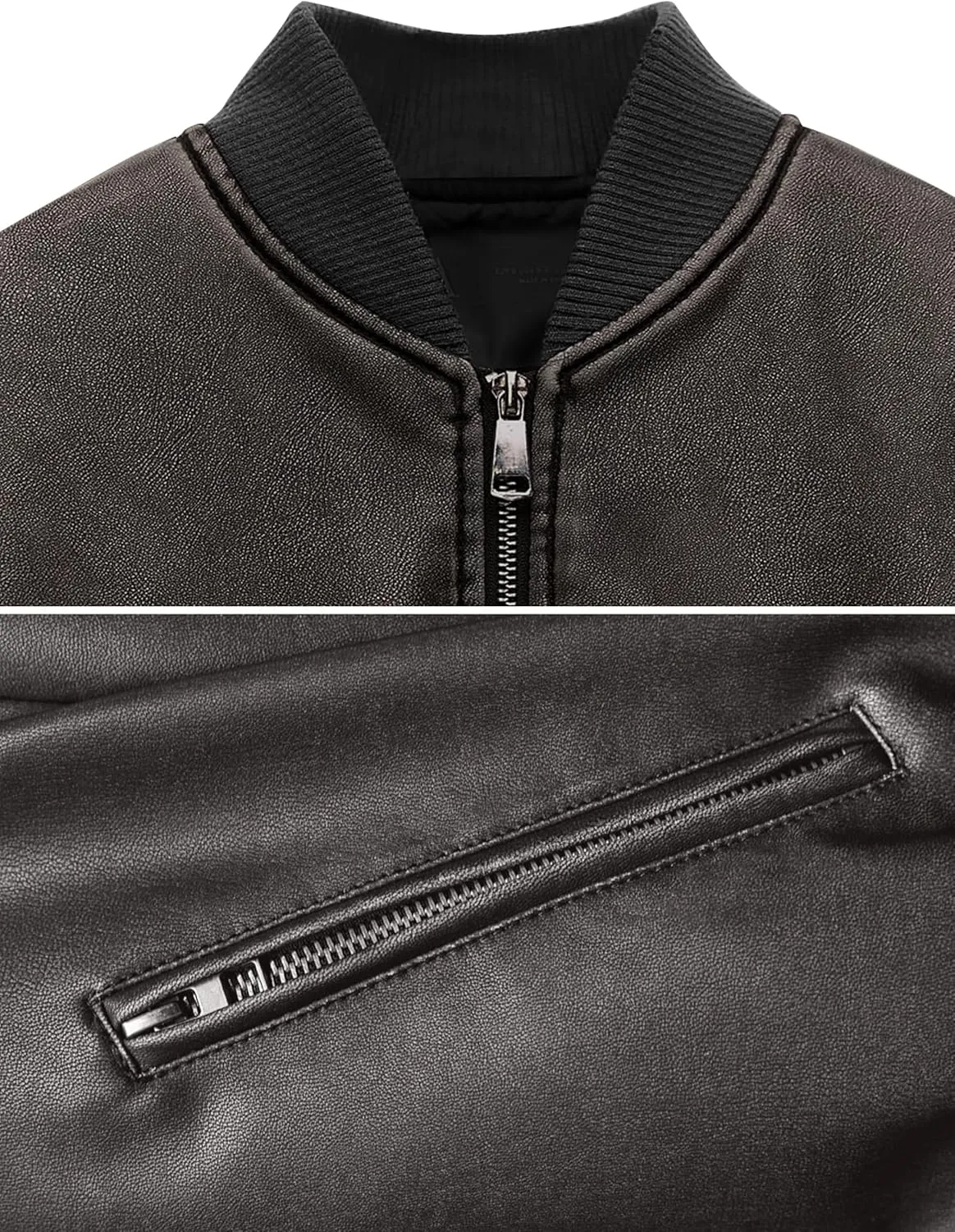 Womens Oversized Leather Jackets Faux Fall Outfits Fashion Clothes Motorcycle Coats Bomber Jacket