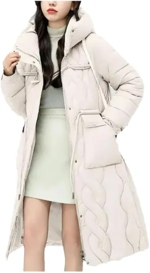 Women's Puffer Jacket Loose Cotton Padded Coats Winter Hooded Parkas Thick Warm Wadded Jackets