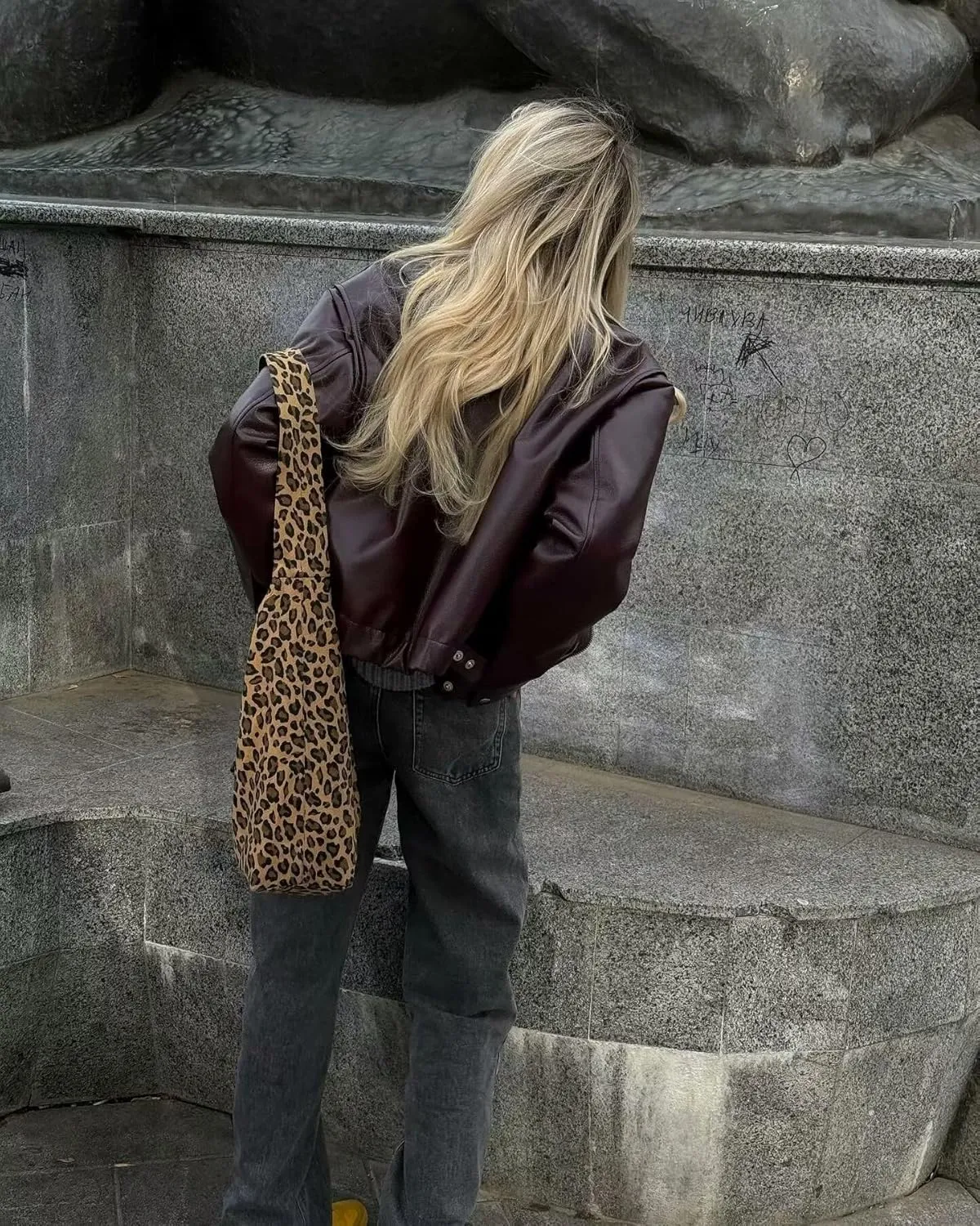 Women's Vegan PU Leather Jacket - Burgundy & Matte Black Faux Moto Coat (Cruelty-Free Waterproof Outerwear) 2025