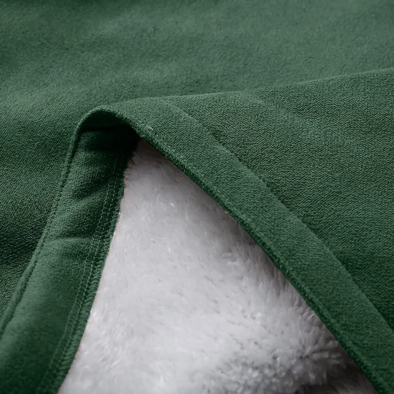 Womens Winter Sherpa Fleece Lined Jacket Long Plus Size Horn Button Wool Trench Coat Warm Thick Hooded Peacoat Outwear