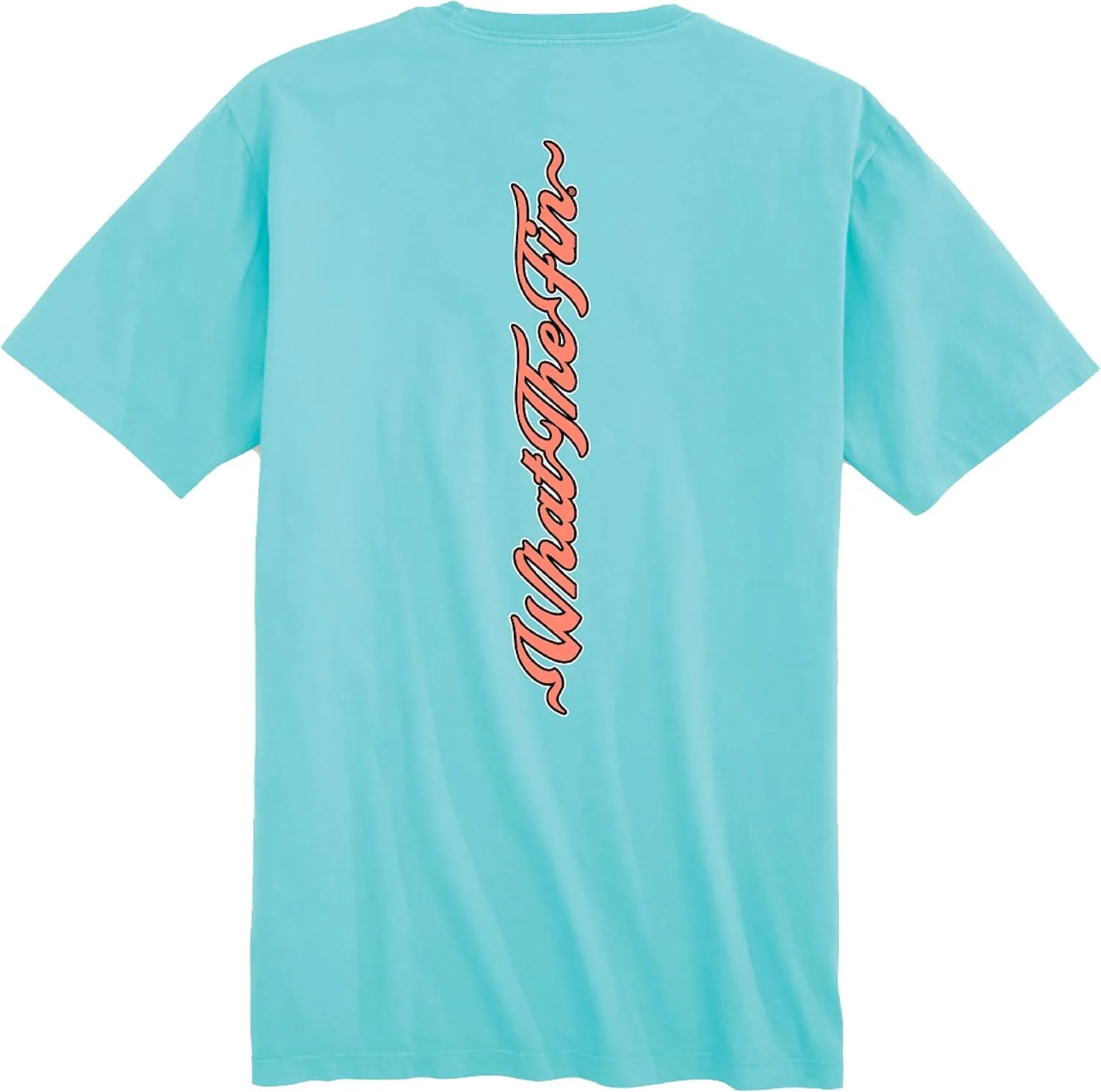 WTF WHAT THE FIN? Short-Sleeve Feels Good Soft Cotton T-Shirt - WTF Classic Logo